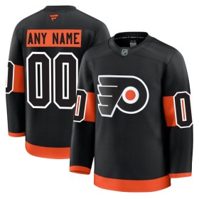 Philadelphia Flyers tröja Customized Fanatics Premium 2024-25 Svart Tredje - NHL Tröjor Herr